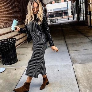 Striped jumpsuit